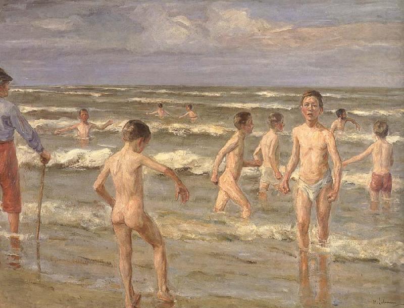 Bathing boy, Walter Leistikow